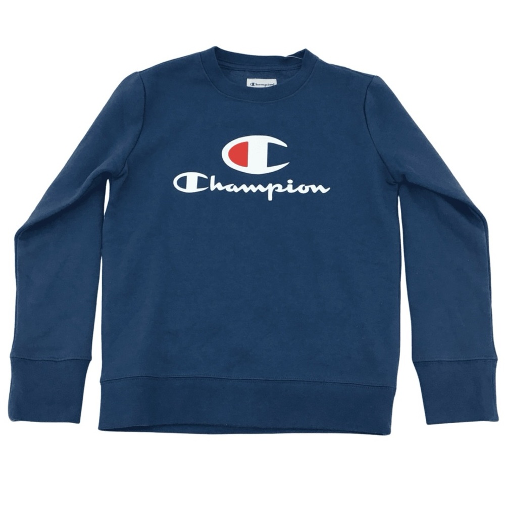 Champion Boy’s Child’s Blue Crewneck Sweater Sz L (10/12)